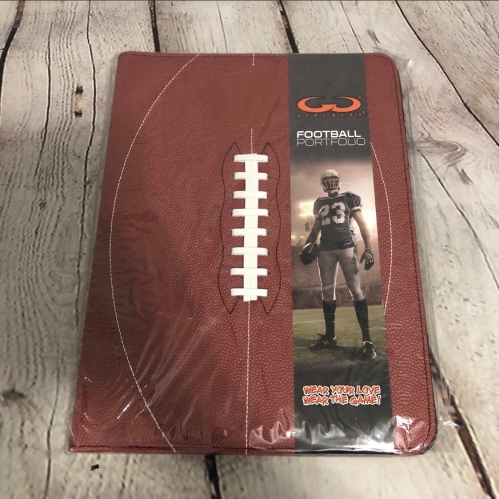 6 Football Portfolio Notebook Sports NFL NCAA